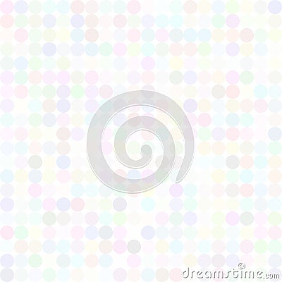 Sequins dotted iridescent pattern. Vector Illustration