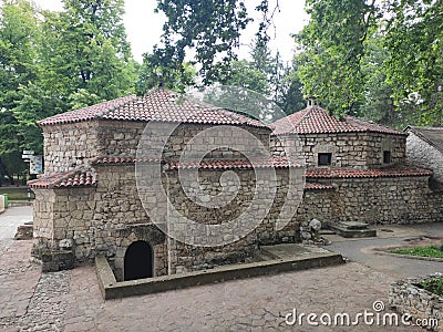 Serbia Sokobanja turkish bath in the summer Stock Photo