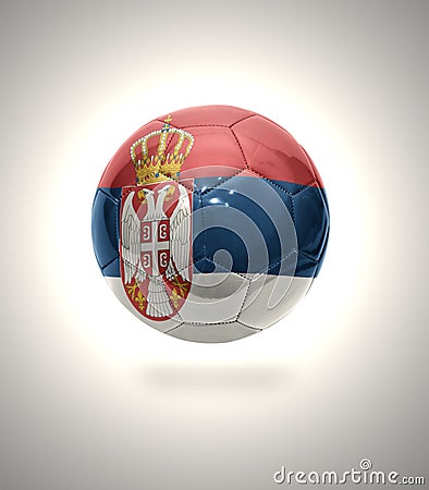 Serbian Football Stock Photo