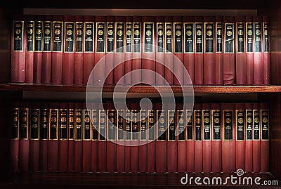 Serbian Literature Library Editorial Stock Photo