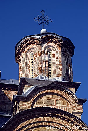 Serbian orthodox monastery, Gracanica, Kosovo Stock Photo
