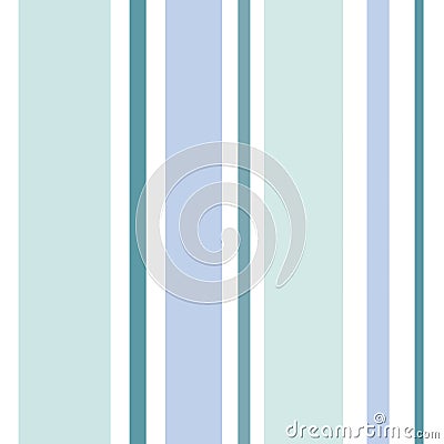 Serene aqua teal blue stripes seamless vector pattern Vector Illustration