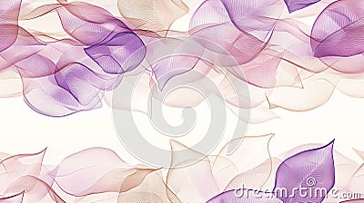 A serene blend of pastel colors forms a soft abstract design with gentle curves, creating a tranquil atmosphere with Stock Photo