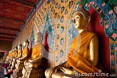 Serene Buddha statue Stock Photo