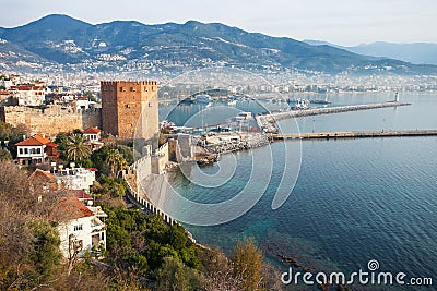 Amazing Alanya town Stock Photo