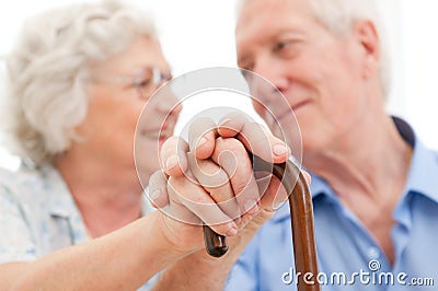 Serene senior couple Stock Photo