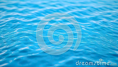 Serene Water Surface with Ripples, Generative AI Stock Photo