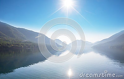 Serenity lake Stock Photo