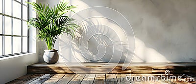 Concept Nature Photography, Sunlight and Serenity Nook Sunlight and Shadows with a Verdant Touch Stock Photo