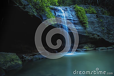 Serenity Waterfall Buderim Stock Photo