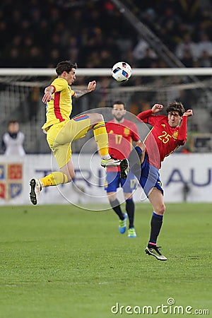 Sergi Roberto and Bogdan Stancu Editorial Stock Photo