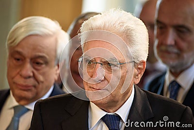 Sergio Mattarella, President of Italy Editorial Stock Photo