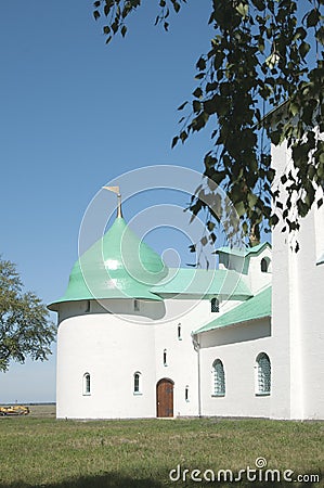 Sergiy Radonezhskiy church on Kulikovo field Stock Photo