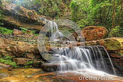 Seri Mahkota Endau Rompin Pahang waterfall Stock Photo