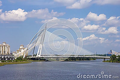 Seri Wawasan Bridge Editorial Stock Photo