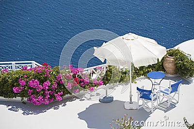 Series of Santorini Greece Stock Photo