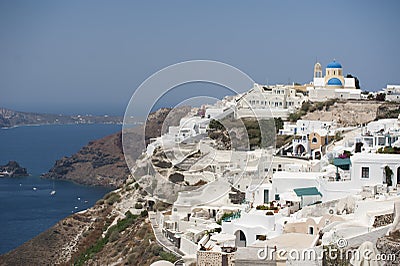 Series of Santorini Greece Stock Photo