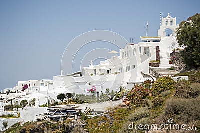 Series of Santorini Greece Stock Photo