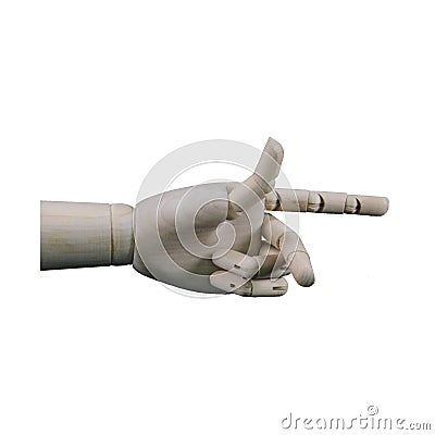 Left hand rule for motor Stock Photo