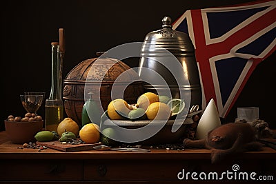 A series of stilllife compositions featuring Stock Photo
