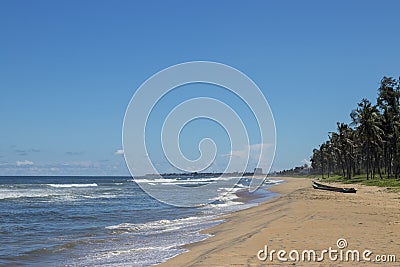Summer holiday Beach ECR Chennai Stock Photo