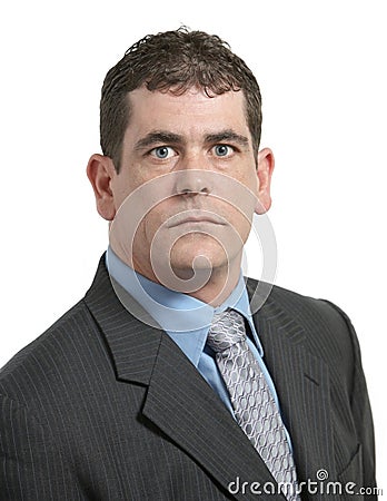 Serious Businessman Stock Photo