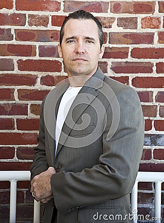 Serious man Stock Photo