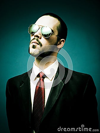 Serious man Stock Photo