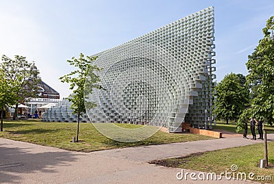 The Serpentine Gallery summer pavilion Editorial Stock Photo