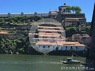 Serra do Pilar Monastery Stock Photo