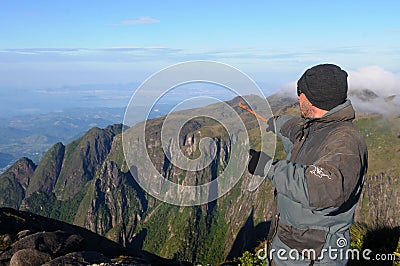 Serra dos OrgÃ£os - Pedra do Sino Editorial Stock Photo