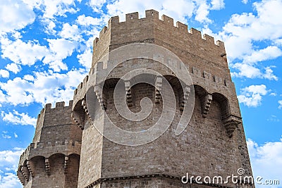 Serranos Towers, Valencia Editorial Stock Photo