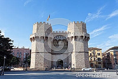 Serranos Towers Editorial Stock Photo