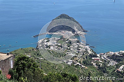 Serrara Fontana - Borgo di Sant`Angelo d`Ischia dal belvedere Stock Photo