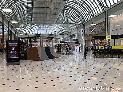 Val D`Europe Shopping Center - Mall Editorial Stock Photo
