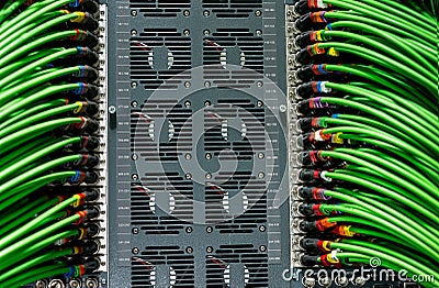 Server computer close-up Stock Photo