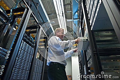 Server Expansion Stock Photo