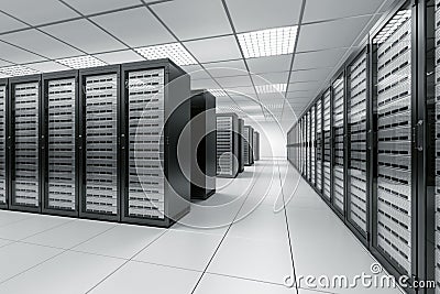 Server room Stock Photo