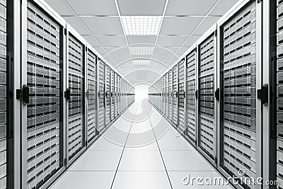 Server room Stock Photo