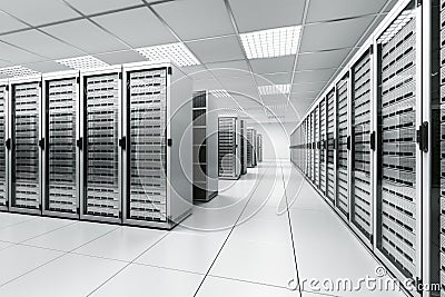 Server room Stock Photo