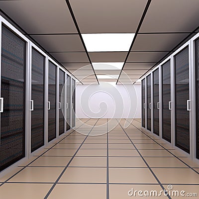 Server Room / Internet Hosting Stock Photo