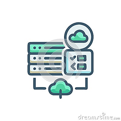 Serverless Computing Icon for Agile Development Stock Photo