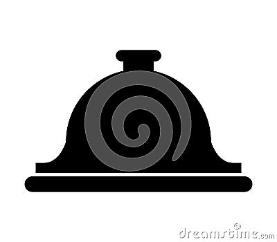 Service bell icon illustrated Stock Photo