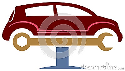 Service centre Vector Illustration