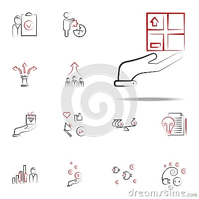 Service logistic icon. Business and management icons universal set for web and mobile Stock Photo