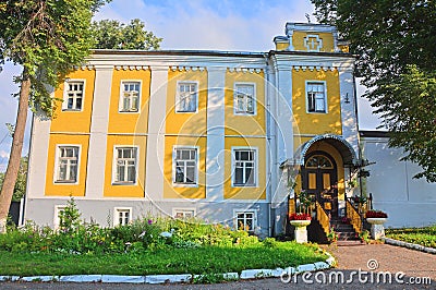 Service premises in Feodorovsky convent in Pereslavl-Zalessky, Russia Stock Photo