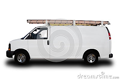 Service Repair Van Stock Photo