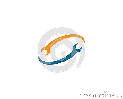 Service tool logo vector Vector Illustration