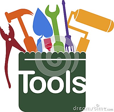 Service tools logo Vector Illustration