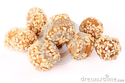 Sesame balls Stock Photo